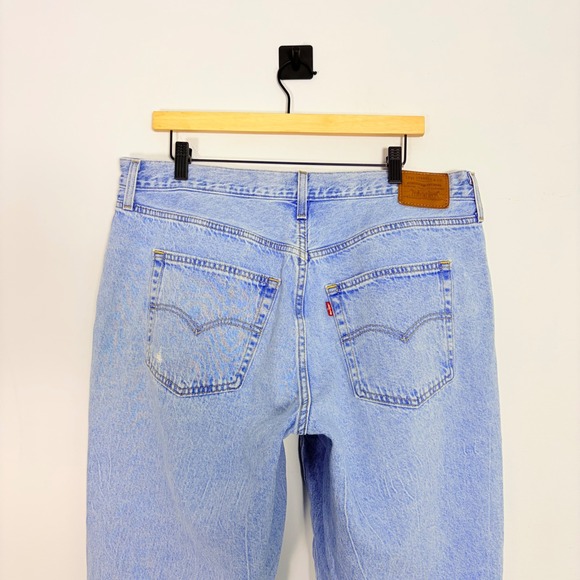 Levi's Premium Baggy Dad Jeans Women's 16 Light Wash Blue Denim Premium - Picture 4 of 9
